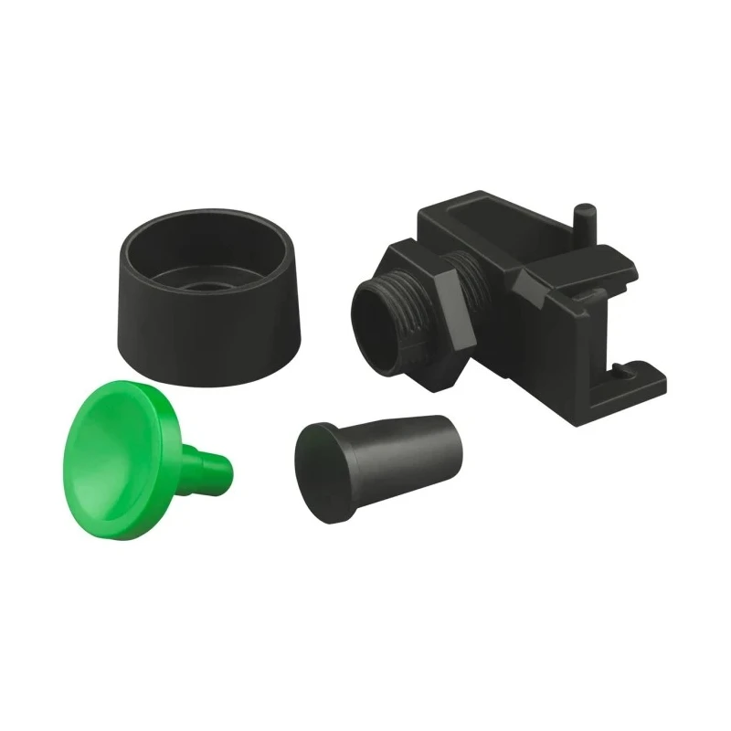 ZF Microswitch Push Button Kit Button for Use With D4 Miniature Switch Green Chrome Plated Bezel D4PB-LBG-PK5