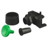 ZF Microswitch Push Button Kit Button for Use With D4 Miniature Switch Green Chrome Plated Bezel D4PB-LBG-PK5