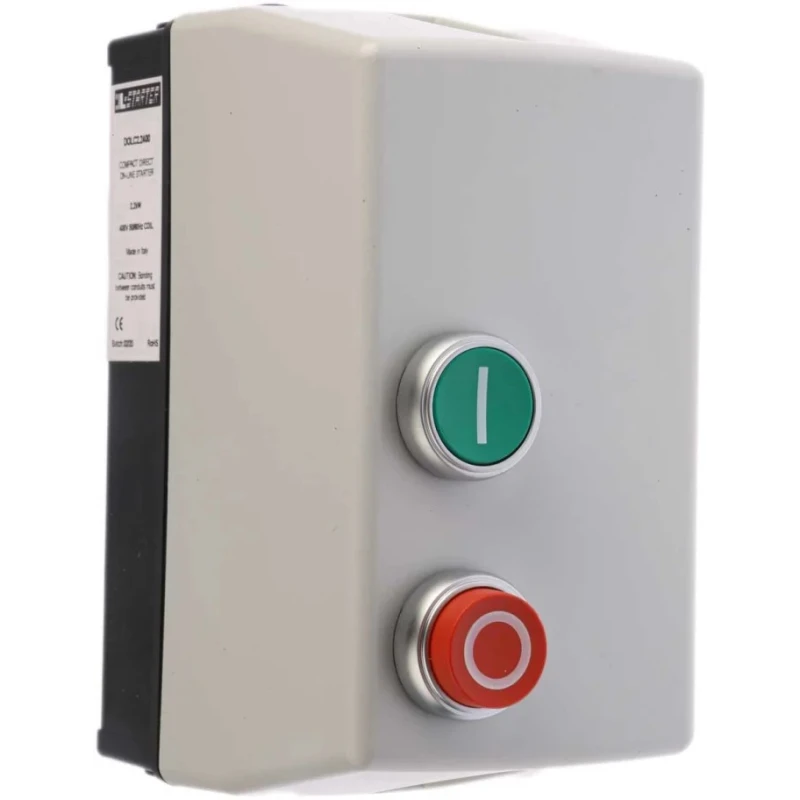 Lovato Electric 3 Phase DOL Starter 400V AC, 2.2 kW Power, IP65 Rated DOLC2