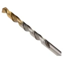 Dormer High Speed Steel Tin Twist Drill Bit, 5.5mm Shank Size, 93mm Overall Length, 4 Flutes, Titanium Nitride A002S5.5