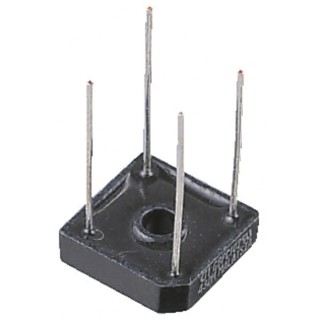Vishay High Surge Current Bridge Rectifier 600 V 6 A 175 A Peak Single Phase 4-Pin GBPC606-E4/51
