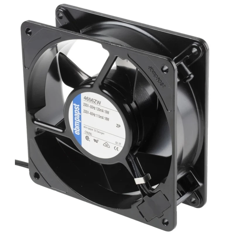 ebm-papst 4000 Z Series Compact AC Axial Fan 230V AC, 19W Power, 160 m³/h Air Flow, , 2650 rpm Bearing, 119x119x38 mm IP20