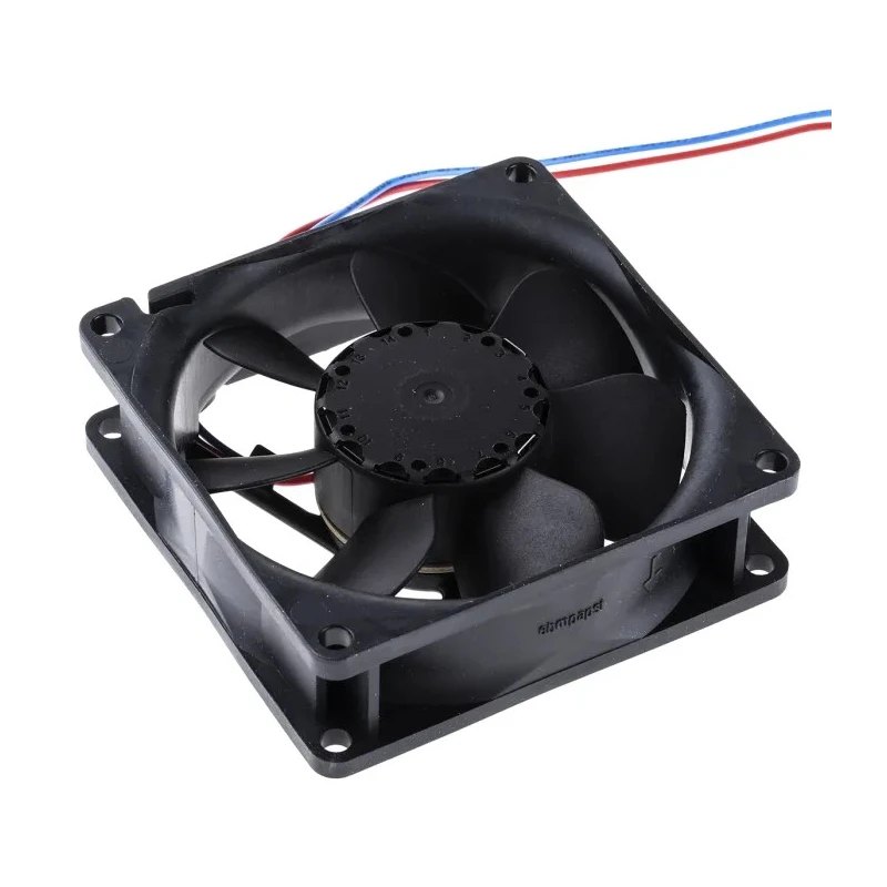ebm-papst 8400 N Series Axial Fan, 24V DC, 1.4 W Power, 58 m³/h Airflow, IP20, 80 mm x 25 mm x 25 mm 