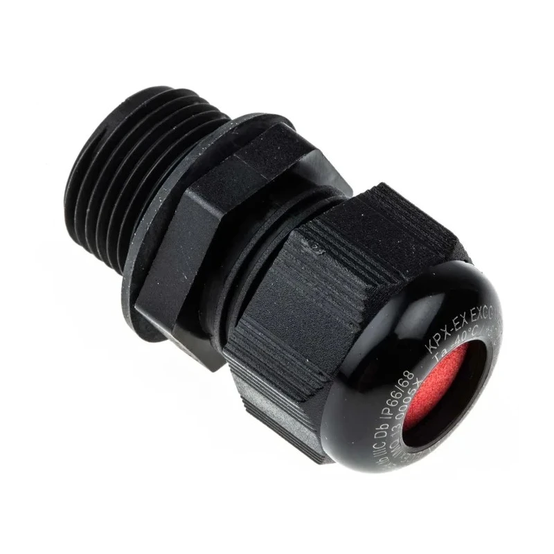 Kopex-EX Black Nylon Cable Gland M20 Thread Size 6 mm to 12 mm Cable Diameter IP68 IP66 7TCA297180R0007 EXCGM20SL