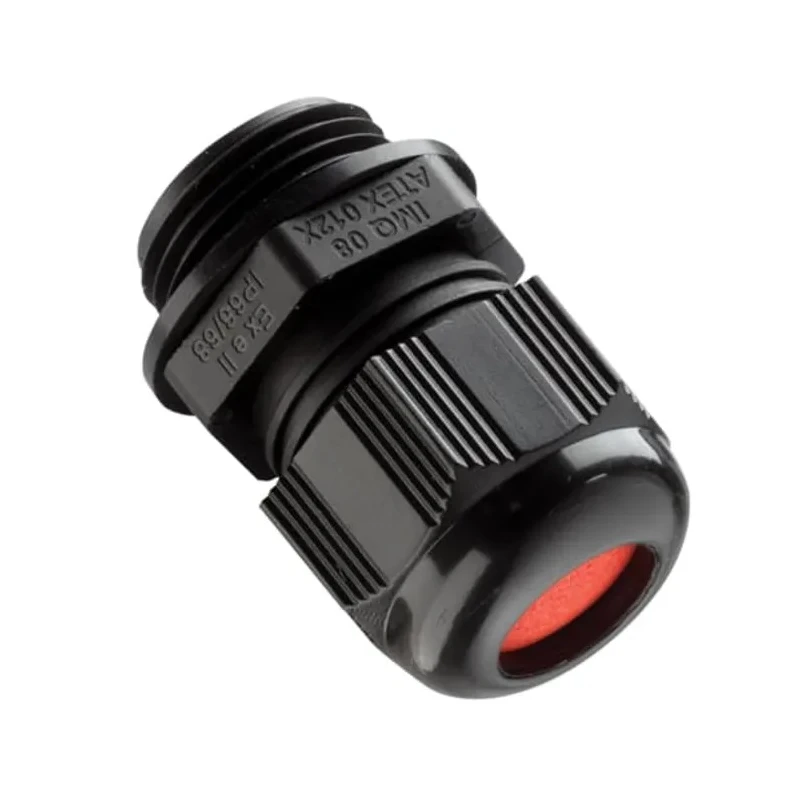 Kopex-EX Black Nylon Cable Gland M20 Thread Size 6 mm to 12 mm Cable Diameter IP68 IP66 7TCA297180R0007 EXCGM20SL