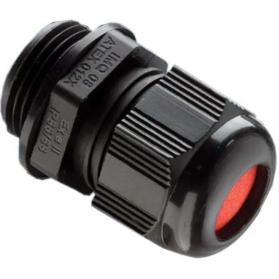 Kopex-EX CGM Series Black Nylon Cable Gland M40 Thread Size 19 mm to 28 mm Diameter IP68 IP66 ATEX 7TCA297180R0014 EXCGM40S