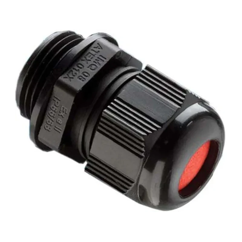 Kopex-EX CGM Series Black Nylon Cable Gland M40 Thread Size 19 mm to 28 mm Diameter IP68 IP66 ATEX 7TCA297180R0014 EXCGM40S