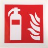 RS PRO Vinyl Fire Safety Sign Fire Extinguisher Sign Label Self-Adhesive 813-4514