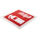 RS PRO Vinyl Fire Safety Sign Fire Extinguisher Sign Label Self-Adhesive 813-4514