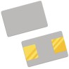 QANTEK 10 MHz Surface Mount Crystal ±20 ppm Frequency Tolerance 2-Pin 5x3.2x1.1 mm QC5CB10.0000F18B23R