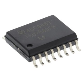 Texas Instruments 4-Channel Digital Isolator 150 Mbps, 4243 Vrms Isolation Voltage, 5.5V Supply, 16-Pin SOIC ISO7640FMDW