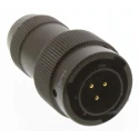 Amphenol Limited Brass Straight 3 Way Cable MIL Spec Circular Connector Male Contacts Shell Size 12 62GB-16J12-03PN