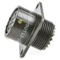 Amphenol Limited Brass Straight 14 Way Flange MIL Spec Circular Connector Female Olive Drab 62GB-50T12-14SN