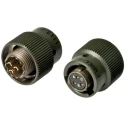 Amphenol Limited 62GB Brass Straight 3 Way Cable MIL Spec Circular Connector Male Female Contacts Shell Size 62GB-56T08-98SN