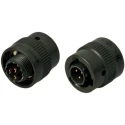 Amphenol Limited Brass Straight 4 Way Cable MIL Spec Circular Connector Male Contacts Shell Size 14 62GB-56T14-04PN