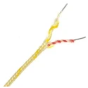 RS PRO Type K Thermocouple Cable/Wire Unscreened 100 m Fibreglass Insulation 350°C Max 1 x 0.315 mm Strands 814-0064