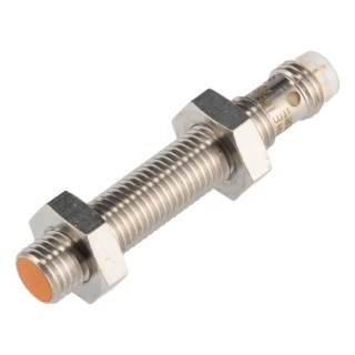 ifm electronic Threaded Barrel Inductive Proximity Sensor M8 x 1, 36 V dc, PNP Output, 2 mm Detection Distance IE5328