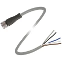 Pepperl + Fuchs Sensor Actuator Cable Female 5 Way Straight to Unterminated 5 m V15-G-5M-PUR