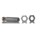 ifm electronic Threaded Barrel Inductive Proximity Sensor M12 x 1, 36V DC, PNP Output, 4mm Detection, Stainless Steel IFR200