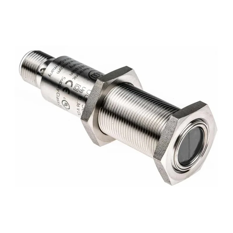 ifm electronic Retroreflective Photoelectric Sensor Barrel Style 30 mm to 5 m Detection Range PNP Output IP67 OGP500