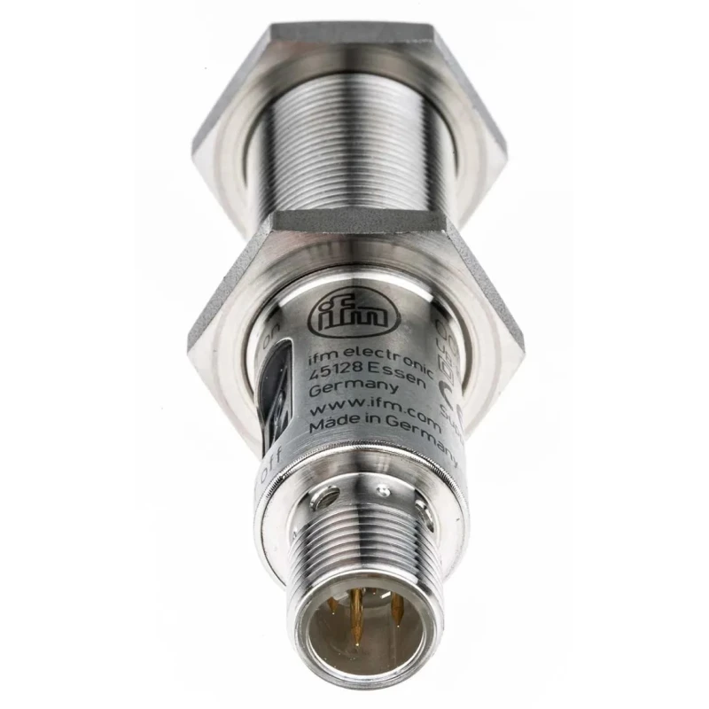 ifm electronic Retroreflective Photoelectric Sensor Barrel Style 30 mm to 5 m Detection Range PNP Output IP67 OGP500