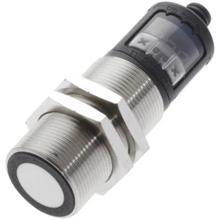 BALLUFF Threaded Barrel Ultrasonic Proximity Sensor M30 x 1.5, 1.3 m Detection, 4 to 20 mA Output BUS M30M1-XC-20/130-S92K