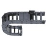Igus Cable Trunking Black 184mm Width x 84mm Depth x 1m Length with 300mm Minimum Bend Radius Igumid GLW E4.56 W184mm