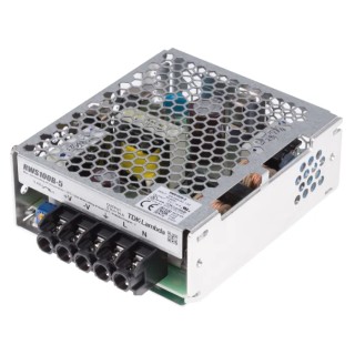 TDK-Lambda Switching Power Supply 5V dc, 70W, Chassis Mount, -10°C to 70°C RWS100B-5
