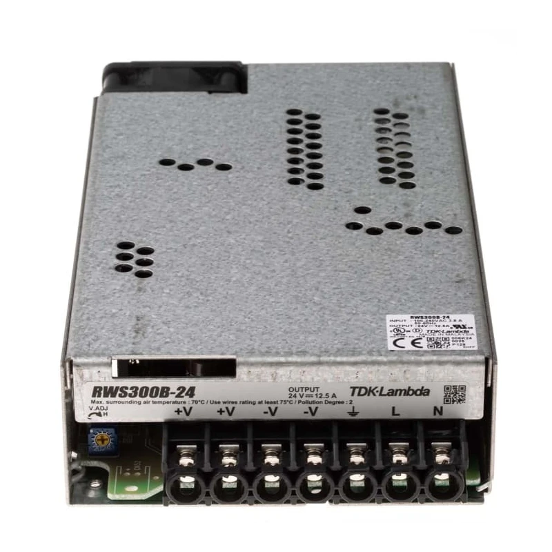 TDK-Lambda 300W Chassis Mount Switching Power Supply 24V DC Output RWS300B-24
