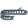 Igus e-chain Cable Trunking Black, W37mm x D25mm x L1m, Minimum Bend Radius 48mm, Material Igumid NB