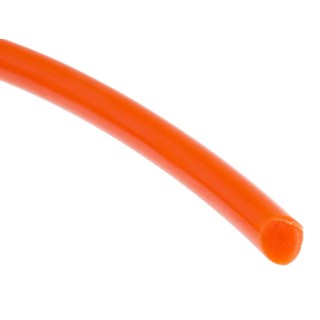 RS PRO 5 m 6.3 mm Diameter Orange Round Polyurethane Belt for 38 mm Minimum Pulley Diameter 309-8224
