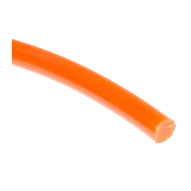 RS PRO 5 m 8 mm Diameter Orange Round Polyurethane Belt for Use with 48 mm Minimum Pulley Diameter 309-8230