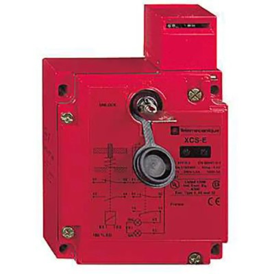 Telemecanique Sensors Solenoid Interlock Switch with Power to Unlock Actuator Included, Metal Housing, 24V AC/DC XCSE5313