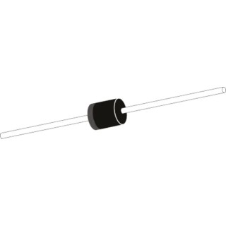 Vishay 1-Element Uni-Directional TVS Diode, 5000 W, 2-Pin P600 5KP64A-E3/54