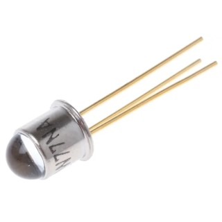 Vishay BPW77NA ±10° Infrared and Visible Light Phototransistor, Through Hole 3-Pin TO-18 Package BPW77NA