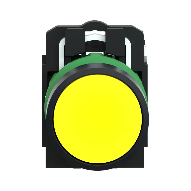 Schneider Electric Harmony XB5 Series Push Button Switch, Spring Return, Panel Mount, 22 mm Cutout, SPST Contact XB5AA51