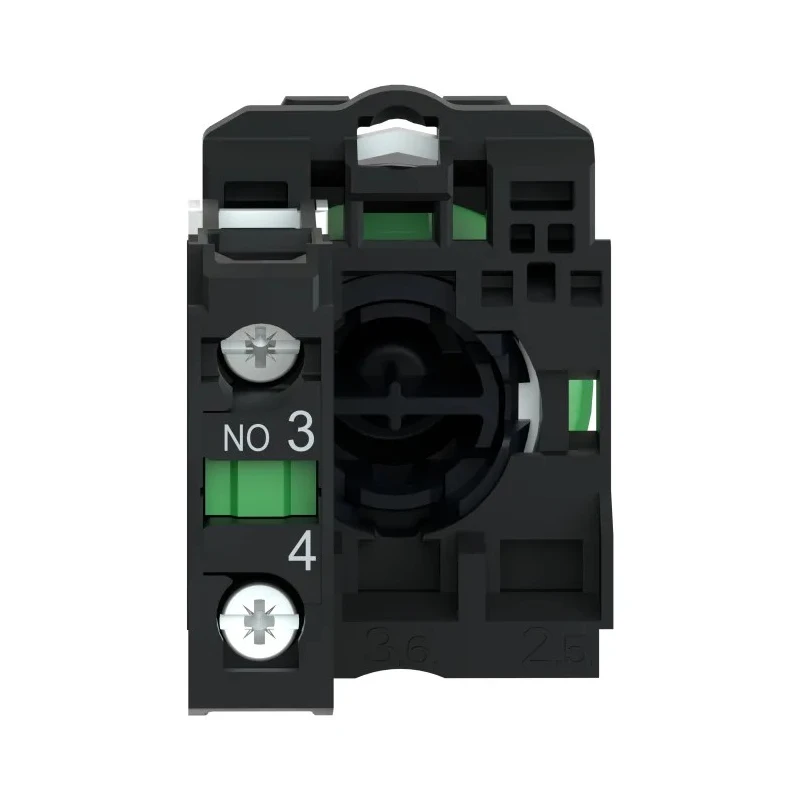 Schneider Electric Harmony XB5 Series Push Button Switch, Spring Return, Panel Mount, 22 mm Cutout, SPST Contact XB5AA51