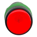 Schneider Electric Harmony XB7 Series Illuminated Push Button Switch, Red Actuator, Spring Return, Panel Mount, 22 XB7NW34B2