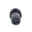 Schneider Electric Harmony XB7 Series Push Button Switch SPST Green LED Spring Return 22 mm Cutout 250 V dc XB7NA31