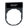 Schneider Electric Legend Holder for Use with Harmony XB4 Series and Harmony XB5 Series ZBY2322