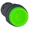 Schneider Electric Harmony XB7 Series Illuminated Push Button Switch, Spring Return, Panel Mount, 22 mm Cutout XB7NW33M1