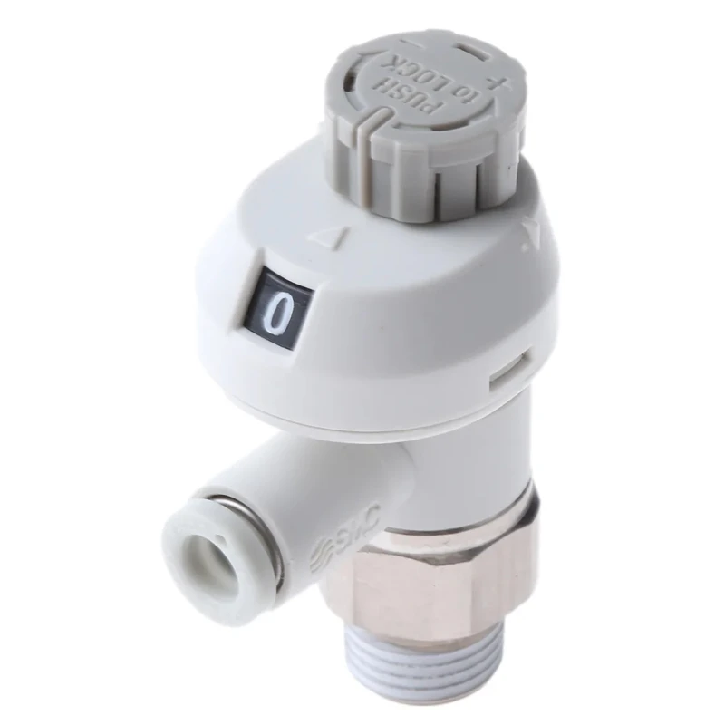 SMC AS-FS Series Elbow Type Speed Controller Threaded R Tube AS2201FS-01-04S