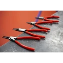 Knipex 4-Piece Circlip Plier Set, Forged Chrome Vanadium Steel, Plastic-coated Handles 00 20 03 V02
