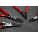 Knipex 4-Piece Circlip Plier Set, Forged Chrome Vanadium Steel, Plastic-coated Handles 00 20 03 V02