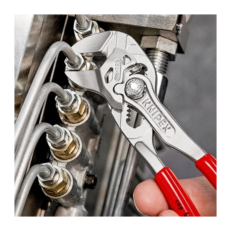 Knipex 1-Piece Plier Wrench with 125mm Overall Length and 23mm Jaw Opening 86 03 125
