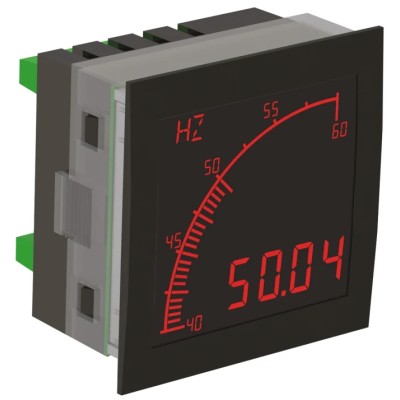 Trumeter Digital Panel Multifunction Frequency Meter, LCD Display, 68 mm x 68 mm, Model APM-FREQ-APN