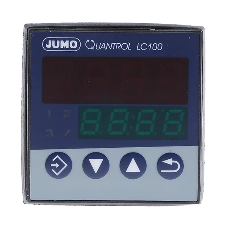 Jumo QUANTROL Panel PID Temperature Controller 1 Input 2 Output Analogue 240V ac/dc On-Off 702031/8-3100-25