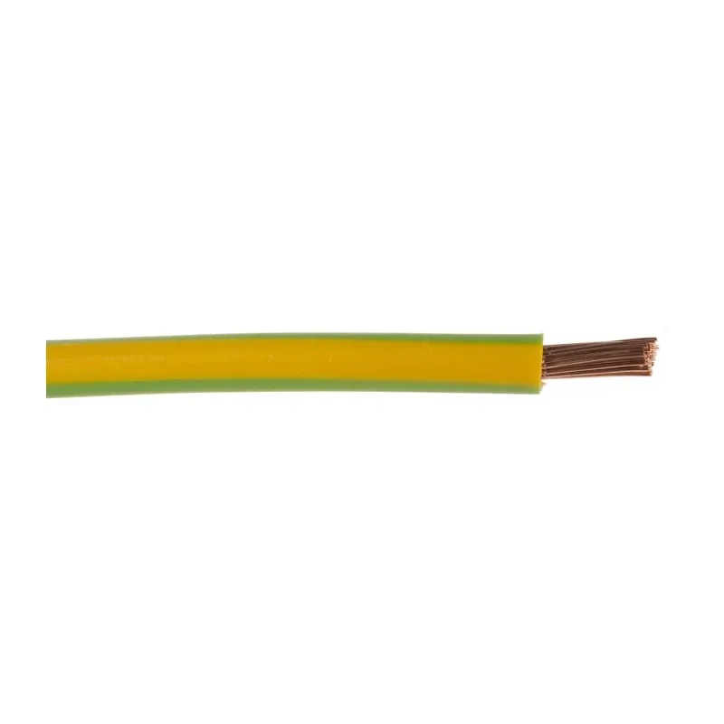 Lapp ÖLFLEX® Series Yellow Green 4 mm² Single Core Hook Up Wire 100 m Polyvinyl Chloride Jacket 450 750V 70°C 4520003