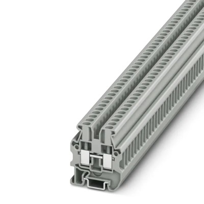 Phoenix Contact MUT 2.5 Series Feed Through Terminal Block 2.5mm², 1-Level, Screw Termination, IECEx/ATEX, Grey 3248030