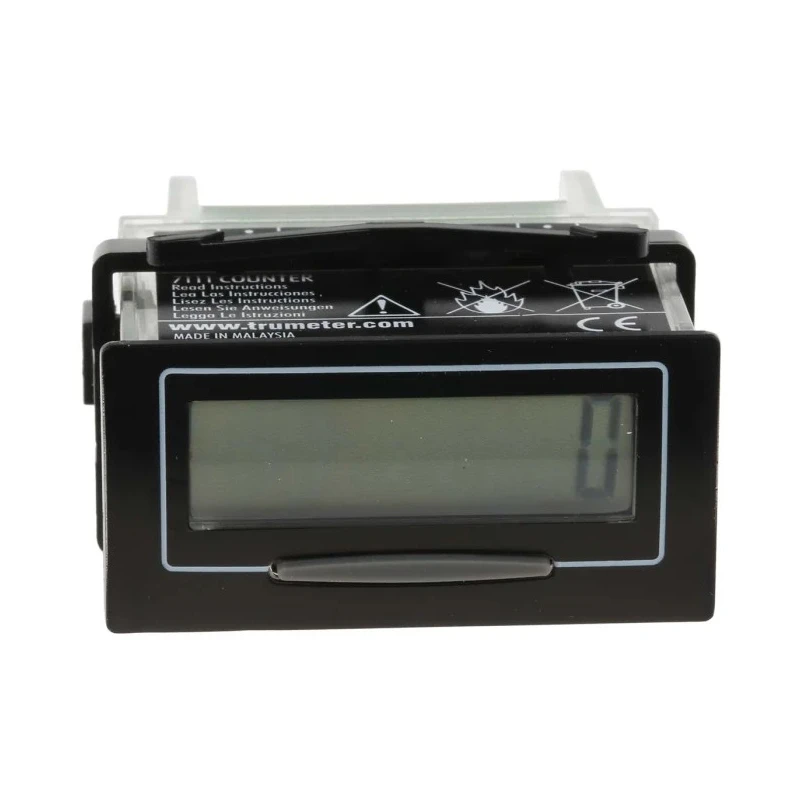 Trumeter 8 Digit Digital Counter 9mm LCD Display 10 KHz Electrical Reset Malaysia 7111-RS